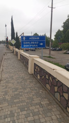 Tərtərdə yol nişanları bərpa olunur
