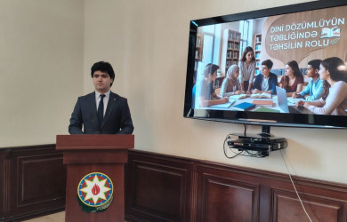 Tərtərdə “Dini dözümlülüyün təbliğində təhsilin rolu” mövzusunda “dəyirmi masa” keçirilib