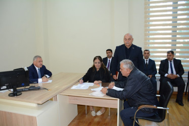 Rayon rəhbəri tərəfindən növbəti dəfə vətəndaşların müraciətləri dinlənilib