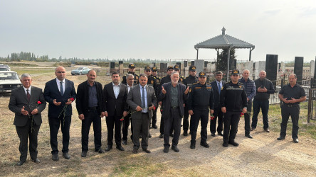 Vətən Müharibəsi şəhidi İsaxlı Anarın şəhadətə qovuşmasının 6-cı ildönümü münasibətilə məzarı ziyarət olunub