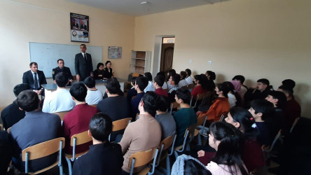 Tərtərdə “şagirdlərin təhsildən yayınma” və “Dini ayinlərdə iştirak etməsi” hallarının qarşısının alınması mövzusunda maarifləndirici tədbir keçirilib