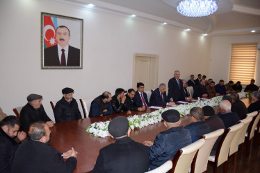 Tərtərdə Ramazan ayı münasibətilə keçirilən xeyriyyə tədbirində 125 şəhid və qazi ailəsinə bayram sovqatları verilib