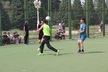 Tərtərdə Ulu Öndər Heydər Əliyevin xatirəsinə həsr edilmiş minifutbol turnirinə start verilib