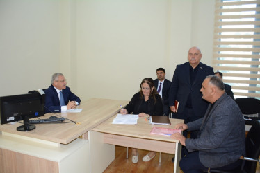 Rayon rəhbəri tərəfindən növbəti dəfə vətəndaşların müraciətləri dinlənilib