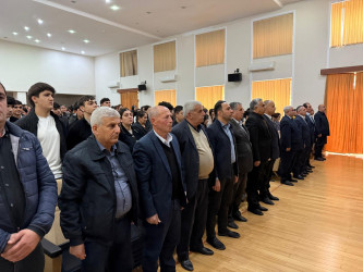 “Konstitusiya və Suverenlik İli” çərçivəsində 8 noyabr Zəfər gününün 5-ci ildönümü münasibəti ilə Hadrut döyüşləri ilə bağlı film nümayiş  etdirilib