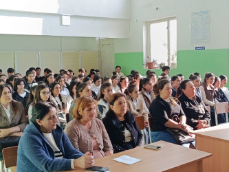 Tərtərdə “Uşaq hüquqları aylığı” çərçivəsində “Narkomaniyanın qarşısının alınması” və “Təhsildən yayınma hallarının qarşısının alınması” mövzusunda tədbir keçirilib.
