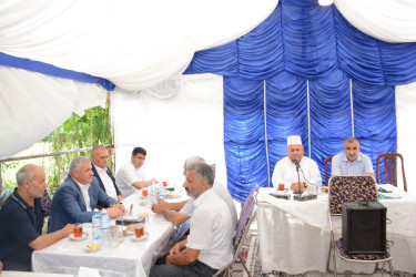 Rayon rəhbəri şəhid anası Tamara İbrahimovanın yas mərasimində iştirak edib