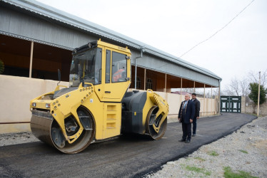 Tərtər şəhərinin küçələrində asfalt örtüyünün salınması işləri davam etdirilir