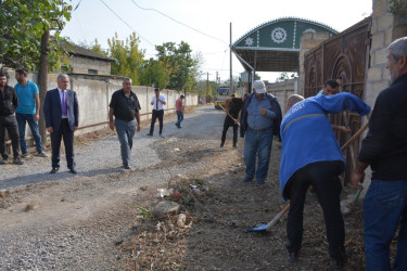 Şəhidlərin adı verilən küçələrdə əsaslı təmir işləri aparılır