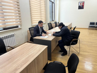 Tərtər Rayon İcra Hakimiyyətində mütəmadi olaraq vətəndaşların müraciətləri dinlənilir