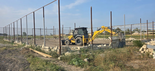Tərtərdə qanunsuz inşa edilən  qeyri yaşayış obyekti aşkarlanaraq sökülüb