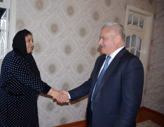 Rayon rəhbəri Milli Məclisin deputatı ilə birlikdə şəhid Qənbərli Qənbərin ailəsini ziyarət edib