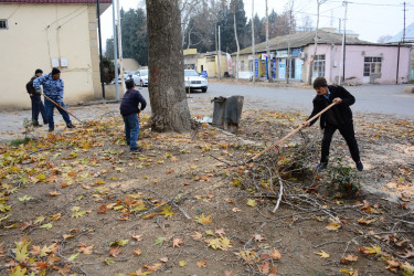 Tərtər şəhərində mütamadi olaraq təmizlik işləri aparılır