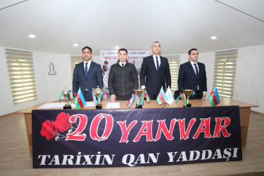 Tərtərdə “20 Yanvar” faciəsinə həsr olunmuş şahmat üzrə rayon birinciliyinə start verilib