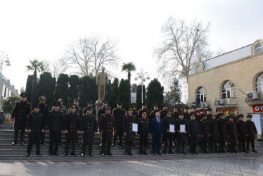 Tərtərdə Fövqəladə Hallar Nazirliyi işçilərinin peşə bayramı qeyd olunub