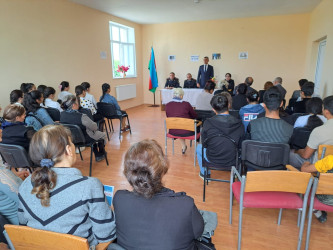 Tərtərdə “Narkomaniyaya yox deyək!” və  “Erkən nikahın fəsadları!” mövzusunda növbəti tədbir keçirilib