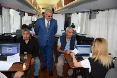 "ASAN xidmət”in müasir texnoloji avadanlıqla təchiz edilmiş xüsusi avtobusu Tərtər rayon sakinlərinə səyyar xidmət göstərəcək