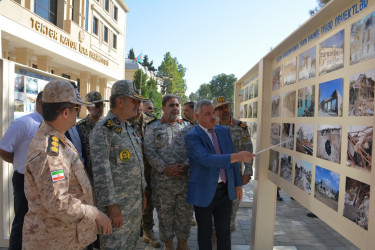 İran hərbi nümayəndə heyəti Tərtər rayonunda səfərdə olublar