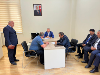 İcra başçısı tərəfindən növbəti dəfə vətəndaşların müraciətləri dinlənilib
