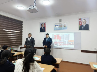 “20 yanvar müstəqilliyə aparan yoldur” adlı inşa müsabiqəsi keçirilib