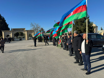 Birinci Qarabağ müharibəsi şəhidi Nofəl Əsgərovla vida mərasimi keçirilib