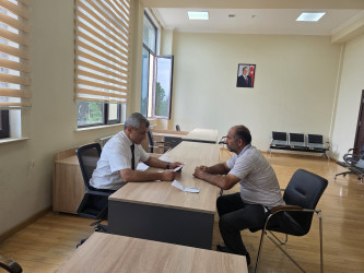 Tərtər Rayon İcra Hakimiyyətində mütəmadi olaraq vətəndaşların müraciətləri dinlənilir