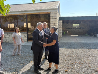 Tərtər Rayon İcra Hakimiyyətinin başçısı 27 Sentyabr – Anım Günü ilə əlaqədar Vətən müharibəsi şəhidi Şamil İsmayıllının ailəsini ziyarət edib