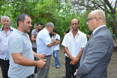 Milli Məclisin deputatı Sahib Alıyev Azad Qaraqoyunlu və Qazyan kəndlərində seçicilərlə görüşüb