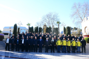 Tərtərdə avtomobil yolları işçilərinin peşə bayramı qeyd olunub