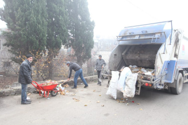 Tərtər şəhərində mütamadi olaraq təmizlik işləri aparılır