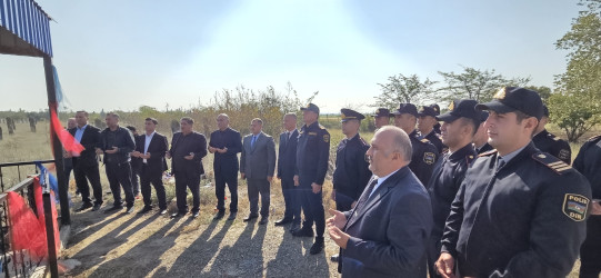Vətən Müharibəsi şəhidi Ağayev İntiqamın şəhadətə qovuşmasının 6-cı ildönümü münasibətilə məzarı ziyarət olunub