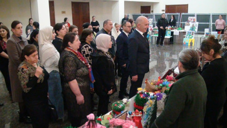 Tərtərdə “Şəhərsalma və Memarlıq İli” çərçivəsində əl işlərindən ibarət sərgi keçirilib