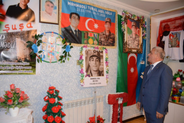 Rayon rəhbəri “Konstitusiya və Suverenlik İli” çərçivəsində Bəyimsarov, Sarov və Borsunlu kəndindən olan şəhid ailələri və qazilərlə görüş keçirib