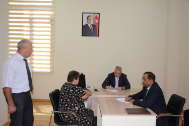Rayon rəhbəri tərəfindən növbəti dəfə vətəndaşların müraciətləri dinlənilib