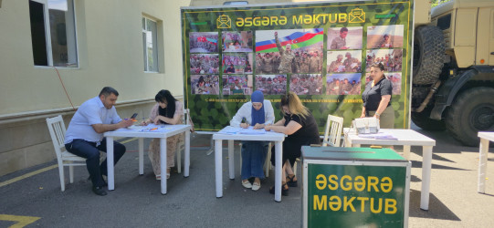 Tərtərdə “Əsgərə məktub” layihəsi həyata keçirilib
