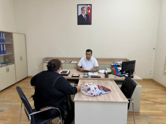 Tərtər Rayon İcra Hakimiyyətində mütəmadi olaraq vətəndaşların müraciətləri dinlənilir