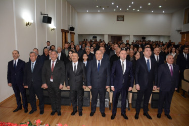 Tərtərdə 31 Dekabr – Dünya Azərbaycanlılarının Həmrəyliyi Günü və Yeni İl münasibətilə ümumrayon tədbiri keçirilib