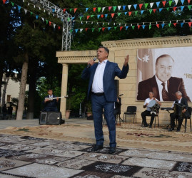 Tərtərdə Ümummilli Lider Heydər Əliyevin 101-ci ildönümünə  həsr olunmuş konsert proqramı təşkil olunub