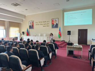 Tərtərdə dövlət qulluqçuları üçün təlim keçirilib