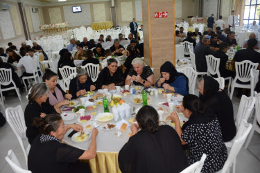 Tərtərdə 27 Sentyabr – Anım Günü münasibətilə ehsan süfrəsi təşkil olunub