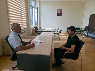 Tərtər Rayon İcra Hakimiyyətində mütəmadi olaraq vətəndaşların müraciətləri dinlənilir