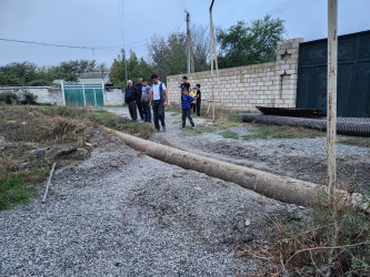İcra başçısının səyyar qəbul-görüşü zamanı edilən müraciət öz həllini tapıb