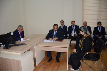 Rayon rəhbəri tərəfindən növbəti dəfə vətəndaşların müraciətləri dinlənilib