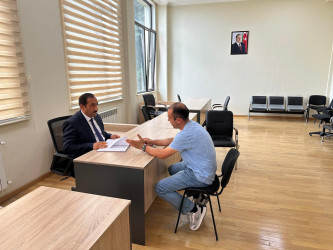 Tərtər Rayon İcra Hakimiyyətində mütəmadi olaraq vətəndaşların müraciətləri dinlənilir