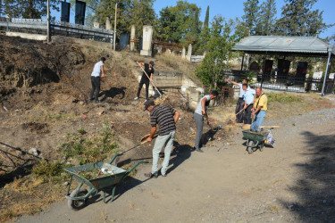 Tərtərdə “Heydər Əliyev İli” çərçivəsində növbəti iməcilik keçirilib