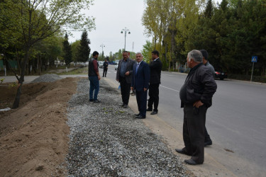 Tərtər şəhərində tikinti-quruculuq və abadlıq işləri müasir şəhərsalmanın tələblərinə uyğun olaraq aparılır