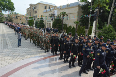 Tərtərlilər Ümummilli Lider Heydər Əliyevə ümumxalq məhəbbətini nümayiş etdirdilər