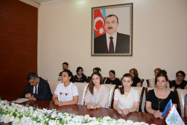 1 Avqust – Azərbaycan əlifbası və Azərbaycan dili günü münasibətilə Tərtərdə “dəyirmi masa” keçirilib