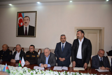 Tərtər rayonunda fövqəladə hallar komissiyasının müşavirəsi keçirilib
