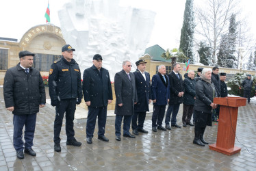 Tərtərdə 20 Yanvar faciəsinin otuz altıncı ildönümü ilə bağlı tədbir keçirilib